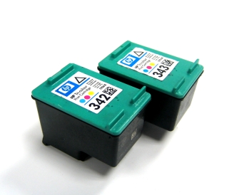 Ricarica Inchiostro Compatibile Per Cartucce HP 342, 343, 344 Cyan - Foto 3