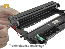 Brother - TN-2220, HL-2240 - Toner nachfüllen