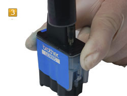 Brother LC-900 filling in ink
