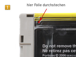 Refillanleitung, Nachfüllanleitung für Epson Patronen