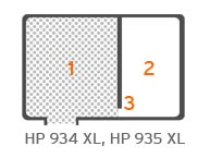 HP934 XL HP935 XL Innere Struktur