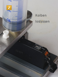 Canon PGI-520, CLI-521, PGI-525, CLI-526 Kolben loslassen