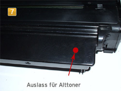 Samsung MLT-D 1052 - Alttoner entfernen