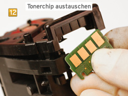 Samsung CLT-K 504 S/ELS - Toner Chip austauschen