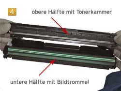 Samsung MLT-D 111 - Tonerkartusche auseinanderbauen