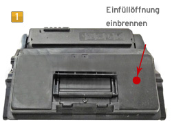 Xerox Phaser 3600 Nachfüllanleitung