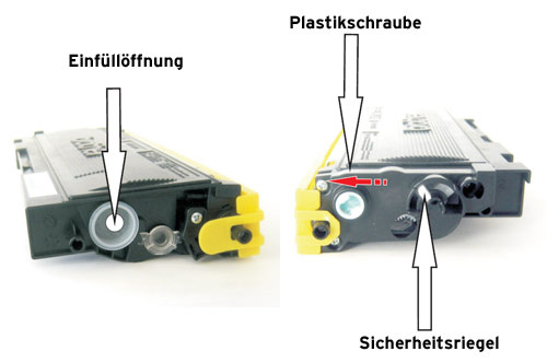 Brother HL-2035 - Nachfüllanleitung