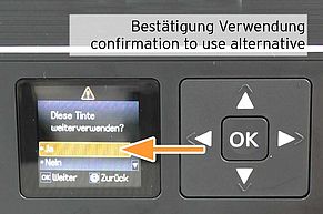 Confirm use of non-original cartridge replacing Epson 29