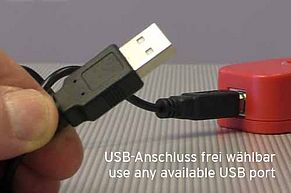 Porta USB liberamente selezionabile