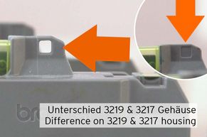 difference between LC-3219 and LC-3217 on their housing