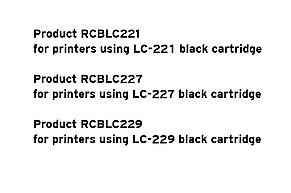 Compatibility refillable cartridge sets