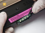 Samsung CLP-360, CLX-3300 - Tonerchip austauschen Samsung CLT-K 406 S/ELS - Toner Chip tauschen