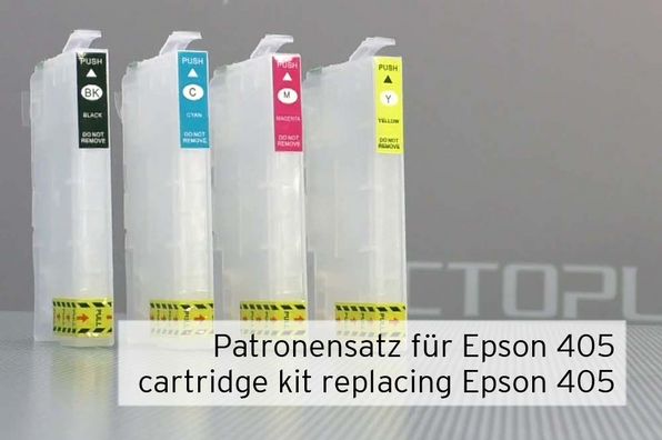 Refillable cartriddges replacing Epson 405 