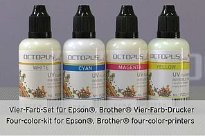 Set unsichtbare Tinten Vier-Farbdrucker Epson Brother