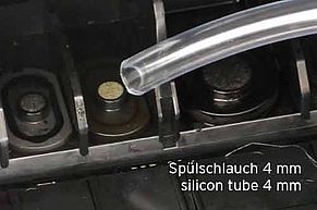 Schlauchadapter auf Tinteneinlass