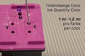 Quantità di inchiostro Colore 3 ml