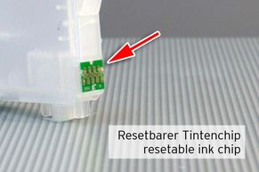 Resetbarer Tintenchip an Epson 405