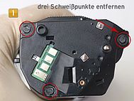 Samsung MLT-D 1042 S/ELS drei Schweißpunkte entfernen