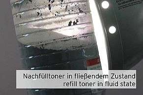 Nachfülltoner TK1160 aufgeschüttelt fließend