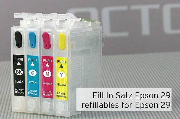 Refillanleitung, Nachfüllanleitung für Epson Patronen