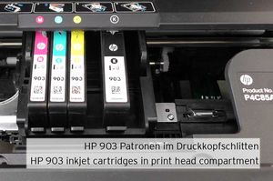 HP 903 inkjet cartridge refill tutorial