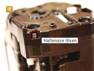 Samsung CLP-415, CLX-4195 - Haltenase lösen Samsung CLT-K 504 S/ELS - Haltenase lösen
