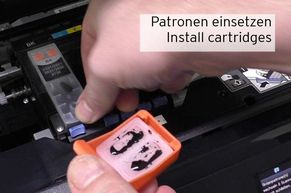 Installieren der befüllten Epson 33 Fill In Patronen