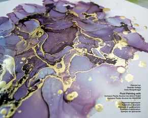 Octopus Fluids Alcohol Ink Gold Rush und Shadow