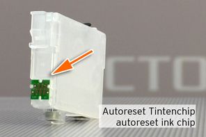 autoreset chip on refillable Epson 603 inkjet