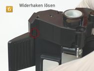 Brother TN-1050, HL-1110, HL-1112 Widerhaken lösen Brother HL-1110, HL-1112 - Toner nachfüllen