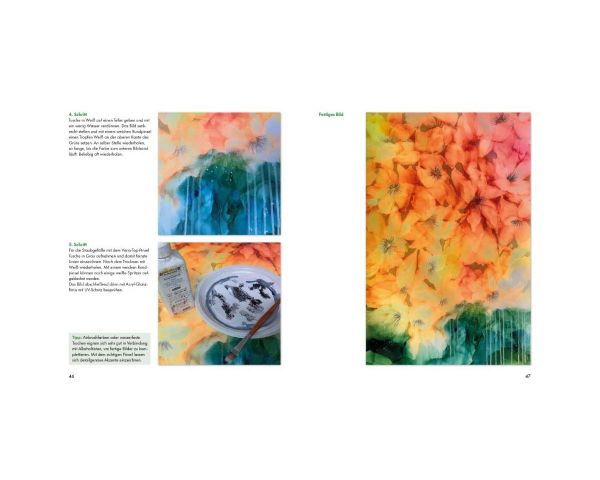 Libro Pittura con inchiostro all'alcool - nozioni di base, tecniche, motivi passo dopo passo