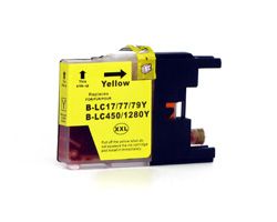Compatible ink cartridge replacing Brother LC-1280 XL Y yellow