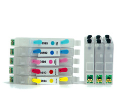 Refillable Cartridges T0591, T0599 (non-OEM) for Epson