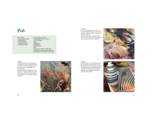 Libro Pittura con inchiostro all'alcool - nozioni di base, tecniche, motivi passo dopo passo