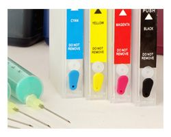 Cartucce Fill In T0711, T0714 con 4x di inchiostro (no OEM) per Epson