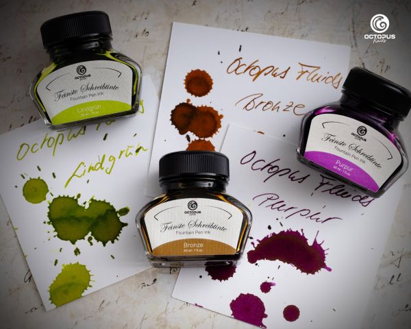 Füllhaltertinte, Schreibtinte für Füllhalter, Füllertinte Purpur