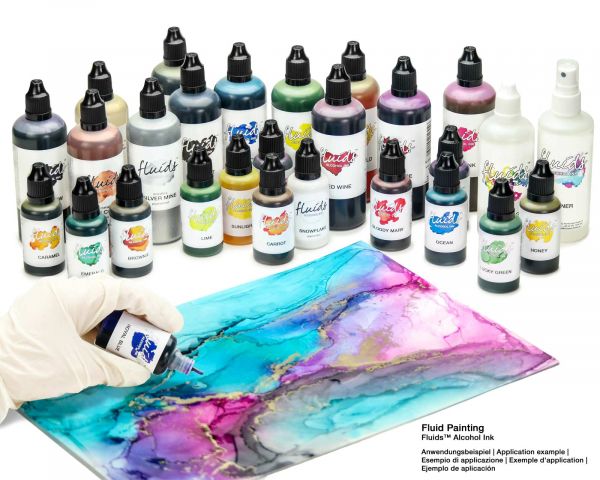 Octopus Fluids Alcohol Ink BROWNIE, Alkoholtinte für Fluid Art und Resin, braun