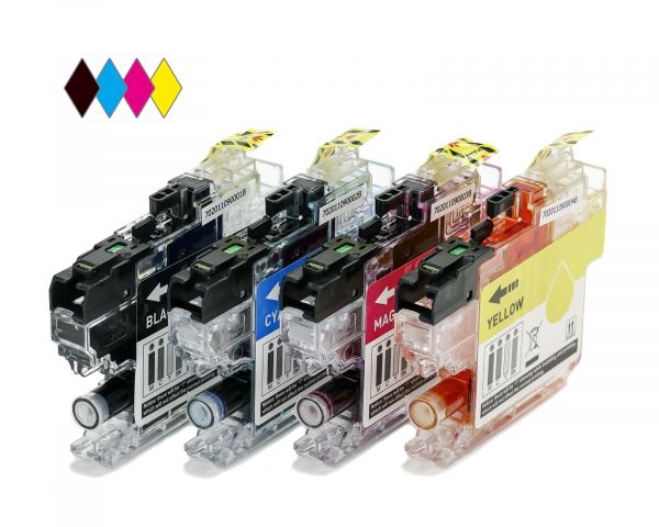 Set Kompatible Druckerpatronen für Brother LC-3213