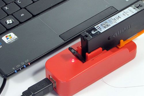 Set di chip resetter per Canon PGI-550, CLI-551 con 5 flaconcini di inchiostro