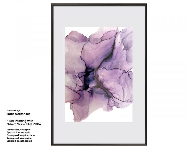 100 ml Octopus Fluids Alcohol Ink SHADOW, Alkoholtinte für Alcohol Ink Art, grau-blau