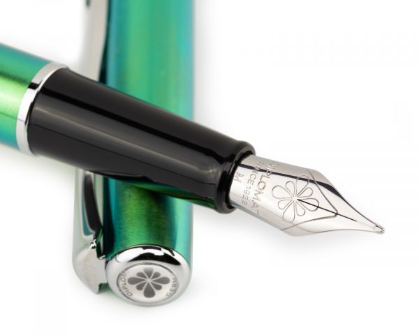 Füllhalter Diplomat Traveller Funky Green, Stärke M