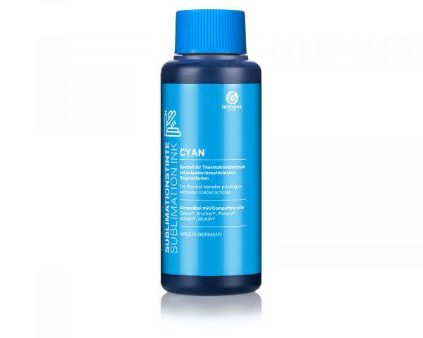 Sublimationstinte für Epson, Brother, Roland, Mimaki, Mutoh, cyan