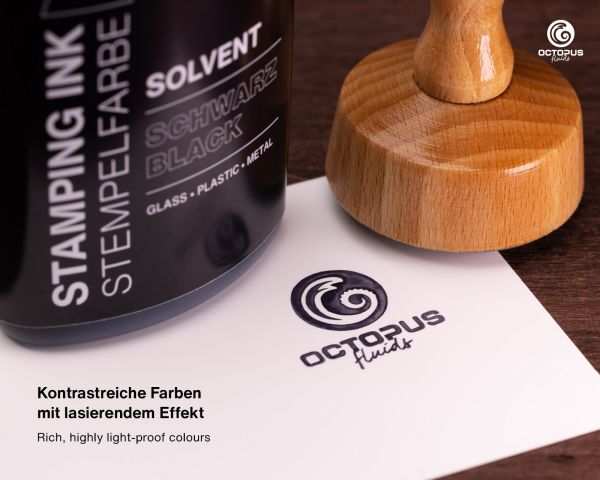 Colore del timbro del solvente, resistente all'acqua, nero