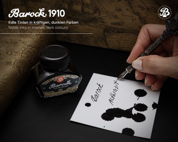 Barock 1910, inchiostro per stilografica con convertitore in barattolo da 30 ml