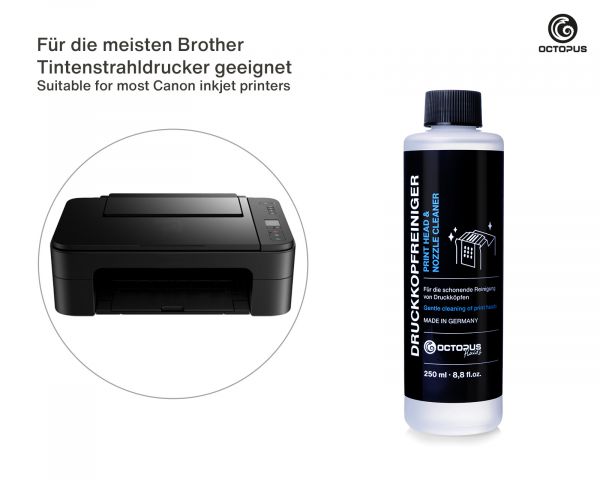 Düsenreiniger für Brother Druckköpfe mit Schlauchadapter