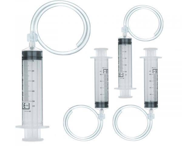 4 Ink Syringes 50ml with Ink Suction Extension