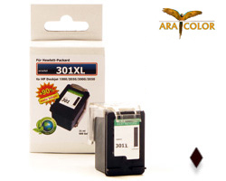 ARA COLOR remanufactured HP 301 XL black cartridge for 480 pages (non OEM)