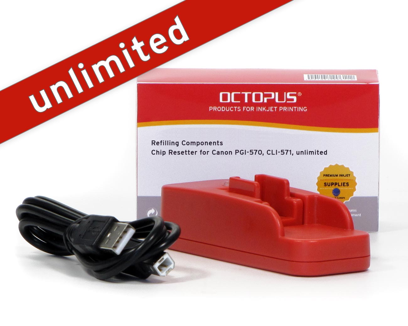 Chipresetter for Canon PGI-570, CLI-571 inkjet cartridges for unlimited resets