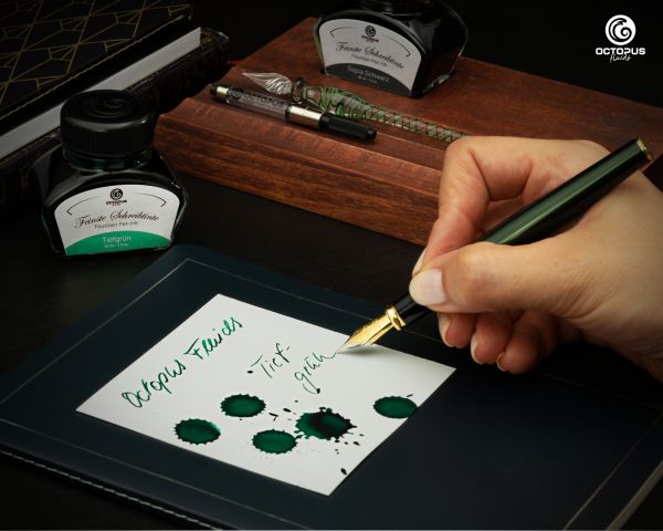 Inchiostro per penna stilografica Tiefgrün
