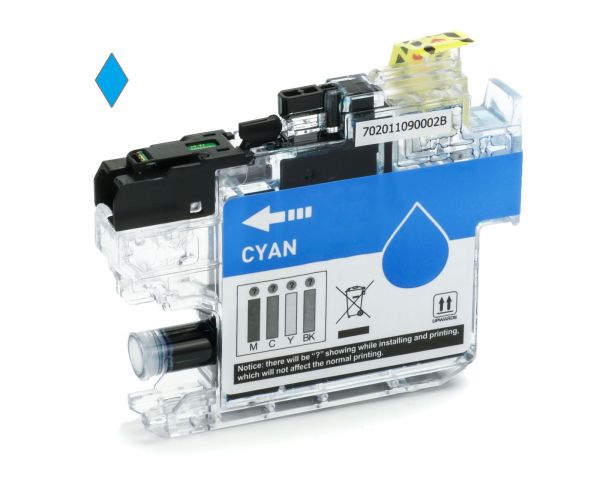 Kompatible Tintenpatrone Brother LC-3213 C cyan